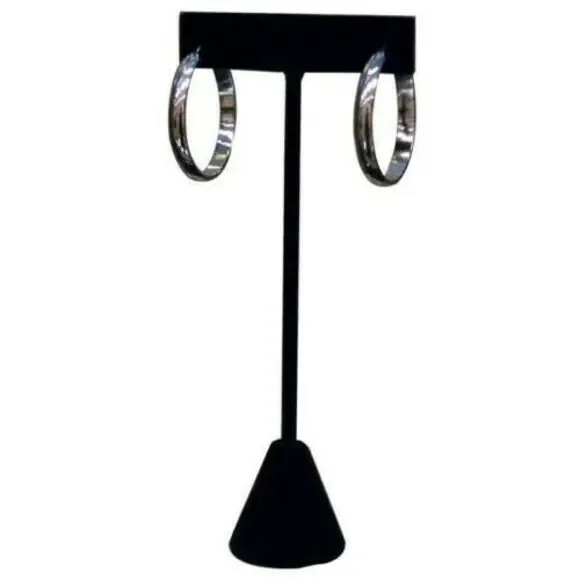 Black Velvet Earring T Stand Showcase Display 5.57