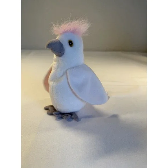 Ty Beanie Babies Kuku Cockatoo Bird‎ 1997