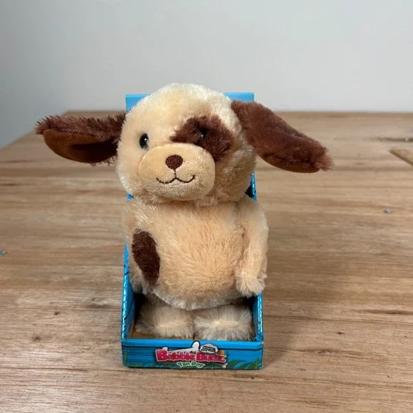 Mindscope Babble Budz Tan Dog Interactive Walking Talking Plush Toy MSPMPTD