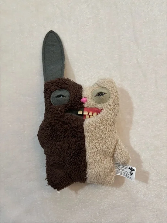 Fuggler Rabbid Tooth Brown and Beige Misfit Monsters Series