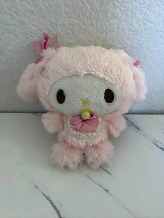 NAKAJIMA - Sanrio Fuwakuta Baby Plush Doll My Melody rare