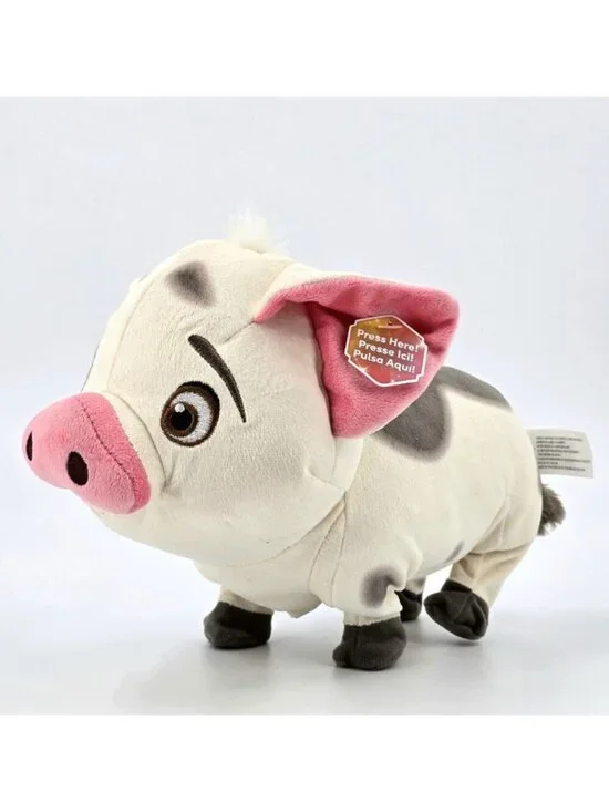 Disney Princess Moana Walk & Snort Pua Stuffed Animal Pig