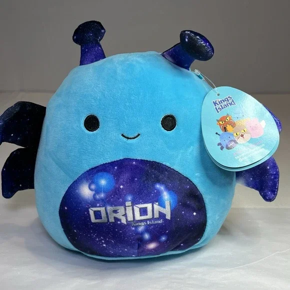Squishmallow Orion Hunter Kings Island Firefly Space Alien Blue Galaxy 10