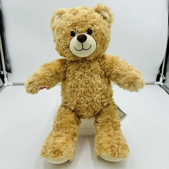 Build-A-Bear Happy Hugs Teddy Bear Plush Soft Tan Swirl Fur 18