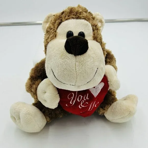 Dan Dee Plush Brown Tan Monkey 