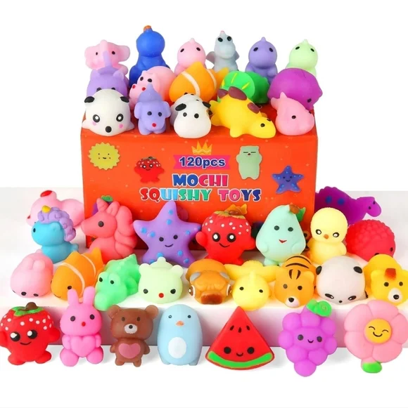 Squishy Toys Set - Multicolor 30 Pc