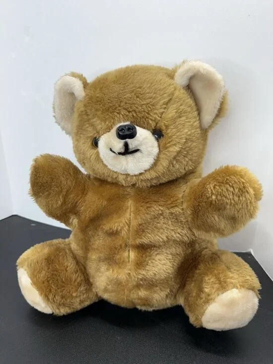 Vintage 1979 Dan Dee Imports Stuffed Animal Brown Teddy Bear 15 Inch