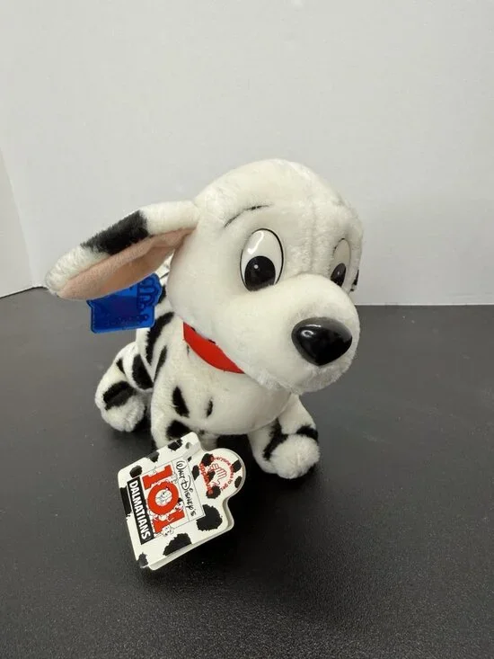 Vintage 1990s Applause Disney 101 Dalmatians Puppy Plush Stuffed Animal 6 Inch