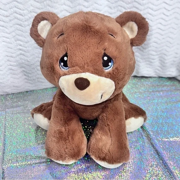 Aurora Precious Moments Charlie Bear So Beary Sweet Brown Stuffed Animal 12