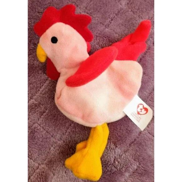 Ty McDonald's Teenie Beanie Baby Doodle Rooster Mini 4
