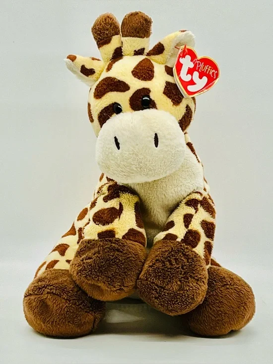 Ty Pluffies Tiptop Tip Top the Giraffe 2017 Stuffed Animal Plush