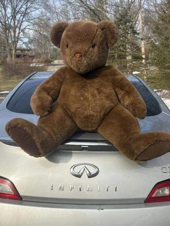 Douglass Co. Cuddle Toys Jumbo Brown Bear Plush Stuffed Animal Vintage Oversized