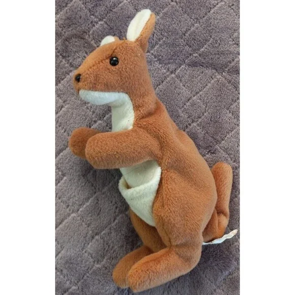 1996 Ty Beanie Baby Pouch No Joey Plush Stuffed Animal
