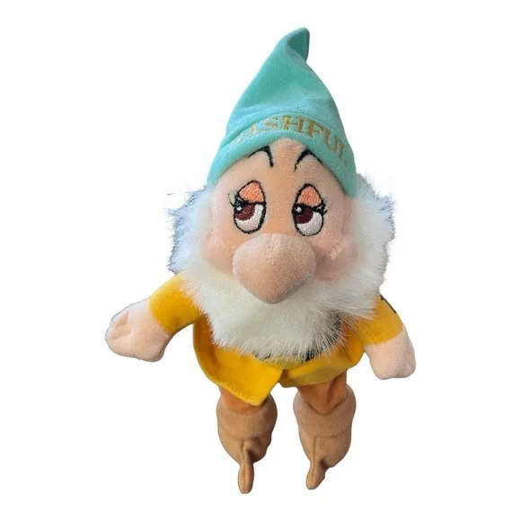 Bashful Disney Snow White & The Seven Dwarfs Bean Bag Plush‎