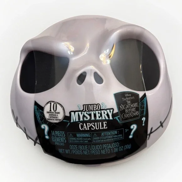 Nightmare Before Christmas Jack Skellington Jumbo Mystery Capsule SEALED‎