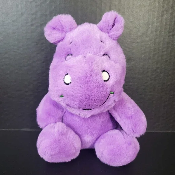 Quality Plush Brand Purple Hippo‎ Plush 8