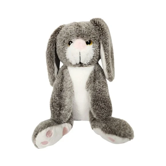 Noah's‎ Ark Animal Workshop Gray Bunny Rabbit Plush Stuffed Animal Toy