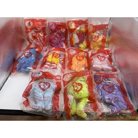 Ty Beanie Babies McDonald's 2004 Set of 11 –‎ 25th Anniversary New