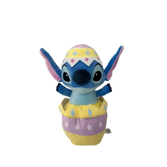 Disney Stitch Plush Easter Egg Stuffed Animal 10 Inch Blue Kids Toy Lovey 26943