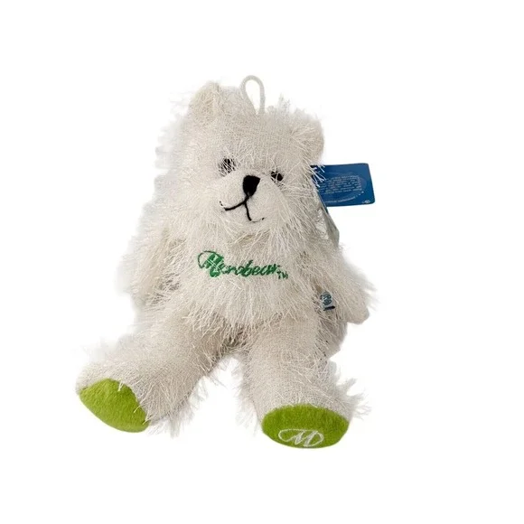 Microbear Collection White Plush Bear Jointed‎ Promotional Long Hair Toothpaste