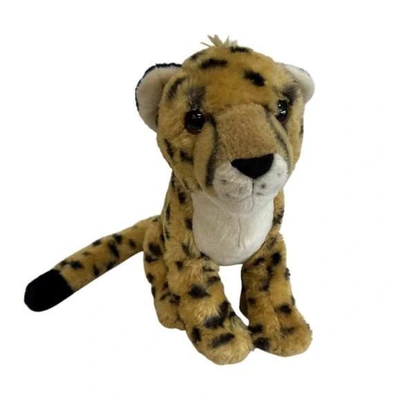 Wild Republic Cheetah Plush Stuffed Animal Toy Realistic 10 Inch Sitting‎