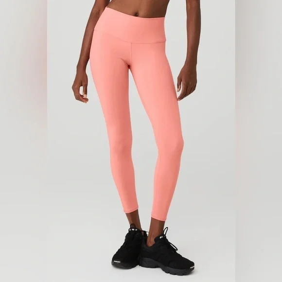 Alo 7/8 High-Waist Airbrush Legging - Strawberry Lemonade size small