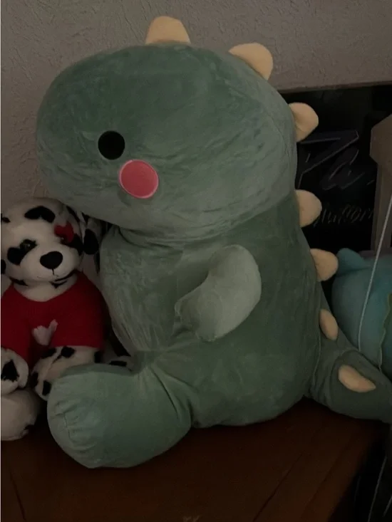 Plush Green Dino 18” tall