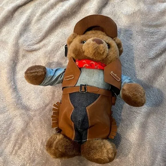 NWT The Heritage Collection Ganz Bros Duke Cow Bear Plush 1993 vintage