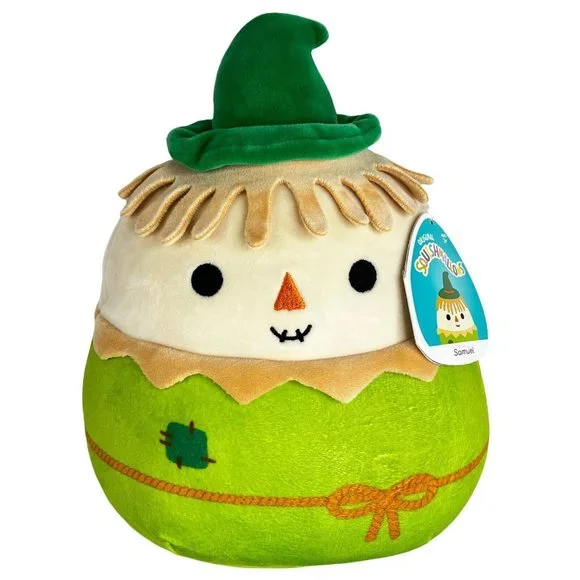 Squishmallow Samuel The Scarecrow 11” Kellytoys Halloween Stuffed‎ Animal Toy