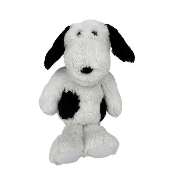 Ty‎ Attic Treasures Muggy Plush Puppy Dog White Black Spots Stuffed Toy 13 Inch