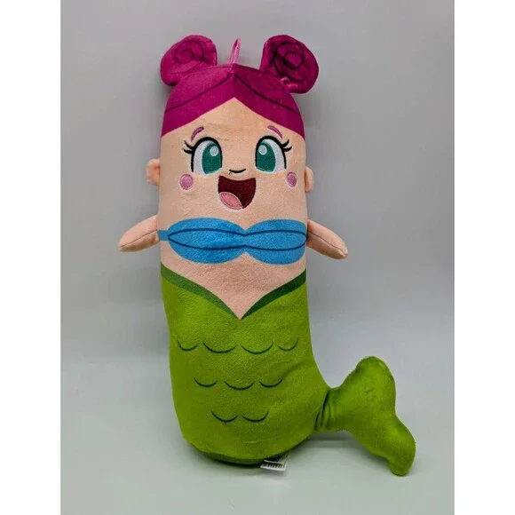 Good Stuff Mermaid Plush Pillow Stuffed Animal Pink Hair 13