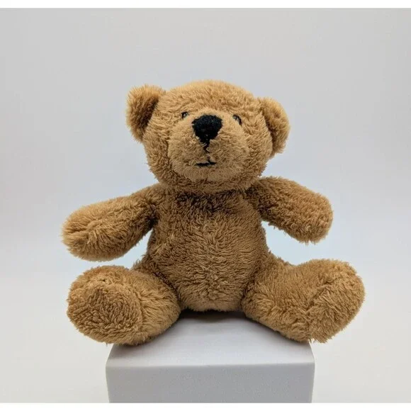 Anico Small Light Brown Plush Teddy Bear Terry Cloth 4.5