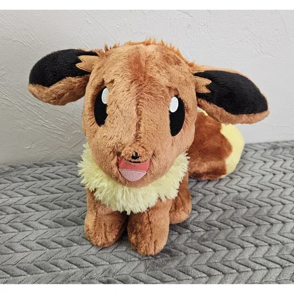 Build-A-Bear Workshop Pokemon Eevee Plush‎ Brown Stuffed Animal Toy BAB