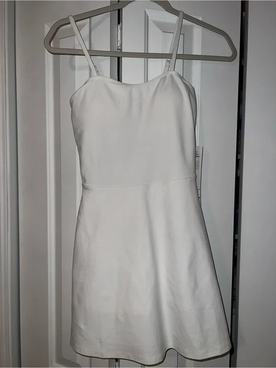 ALO Yoga White Spaghetti Strap Mini Tennis Dress - NEW WITH TAGS
