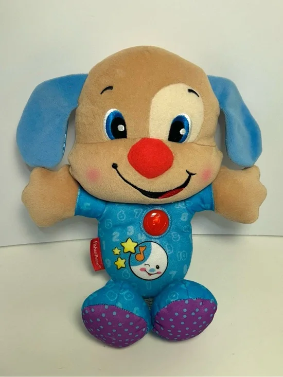 Fisher Price Laugh & Learn Nighttime Puppy Dog Plush Music Lullaby Lovey WORKS