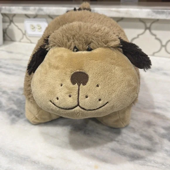 Pillow Pets Snuggly Puppy Tan Brown 17