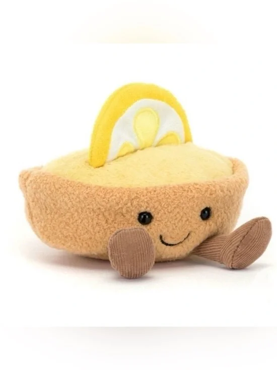 Jellycat Amuseables Collette Tart Au Citron Lemon Tart Plush