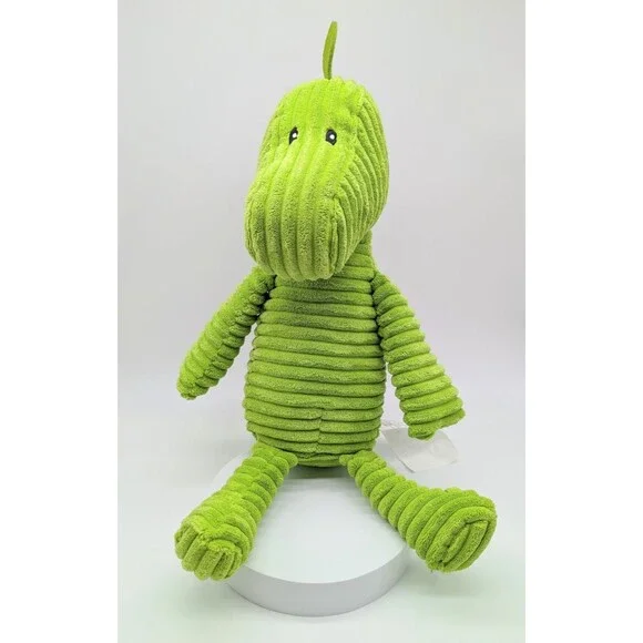 Kohl's Green Ribbed Corded Dinosaur Plush Stuffed Animal 13