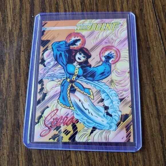 1993 Topps Comics Teen Agents Seera Jack Kirby Promo Card #1