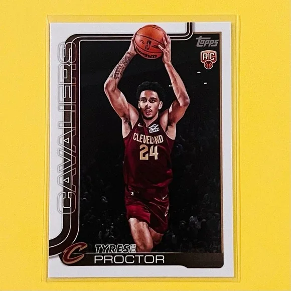 2025-26 Topps Basketball Tyrese Proctor‎ RC Rookie Card #250 Cleveland Cavaliers