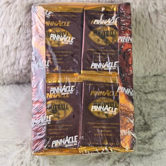 1995 Pinnacle Football Jumbo Box Factory Sealed 36 Packs 15 Cards Per Pack NFL