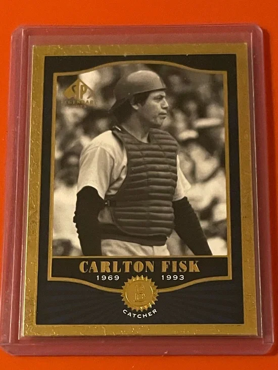 Carlton Fisk #63 2001 Upper Deck SP [Legendary Cuts] Baseball Trading Card