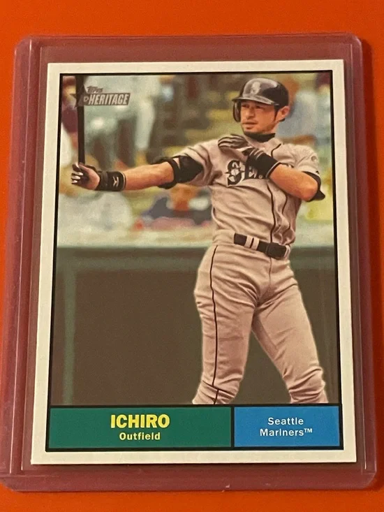 Ichiro #244 2010 Topps Heritage Baseball Trading Card