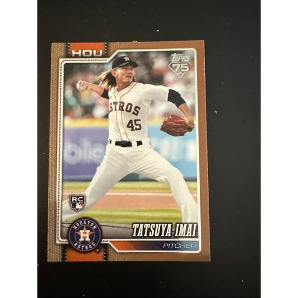 2026 Topps Series 2 Tatsuya Imai RC Gold Parallel /2026 #513 Houston Astros