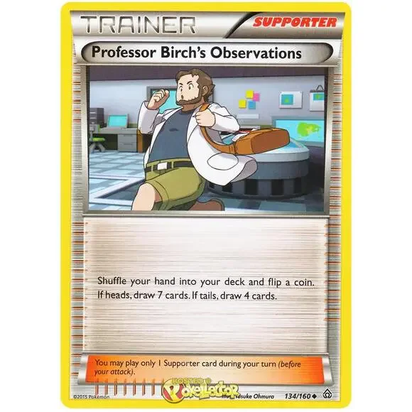 XY Primal Clash 134 Professor Birch's Observations