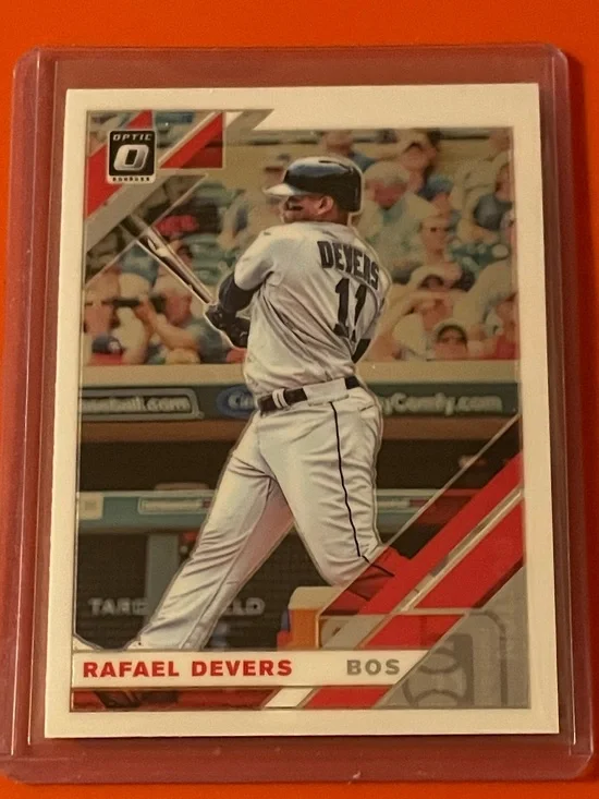 Rafael Devers #128 2019 Panini Donruss Optic Baseball Trading Card