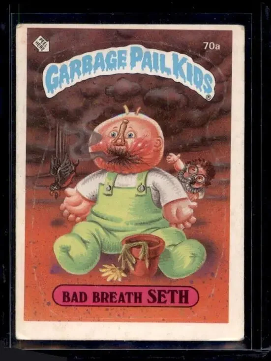 Garbage Pail Kids - Bad Breath Seth Trading Card
