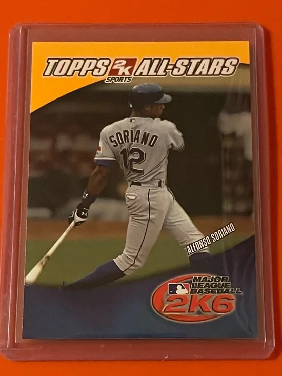 Alfonso Soriano #10 2006 Topps 2K Sports All-Stars Baseball Trading Card