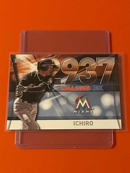 Ichiro #3000-32 2016 Topps Update [Chasing 3K] Baseball Trading Card