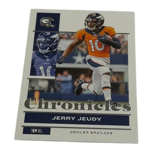 2021 Panini Chronicles Football Jerry Jeudy 29 Denver Broncos Wide Receiver Card